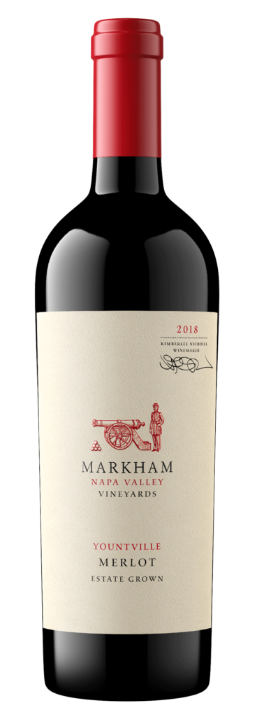 2018 Markham Yountville Merlot - Bottle shot