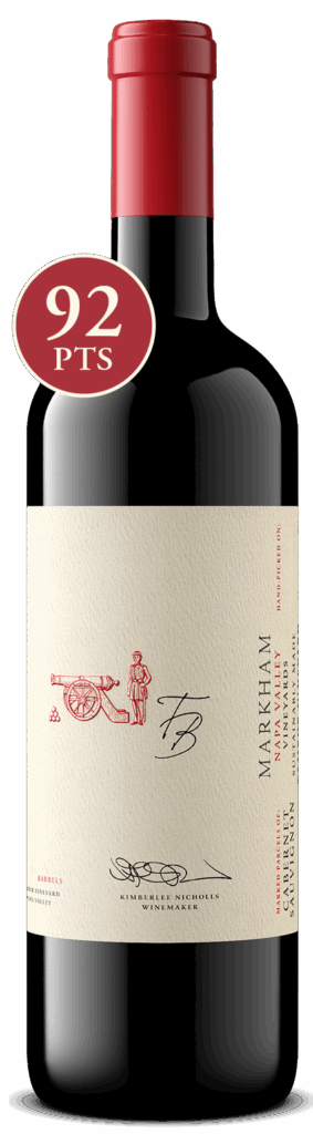 Bottle shot of Tambor Cabernet Sauvignon with 92 point score icon