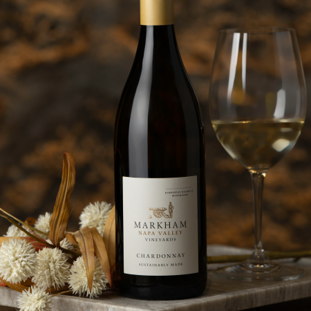 Bottle of Napa Valley Chardonnay